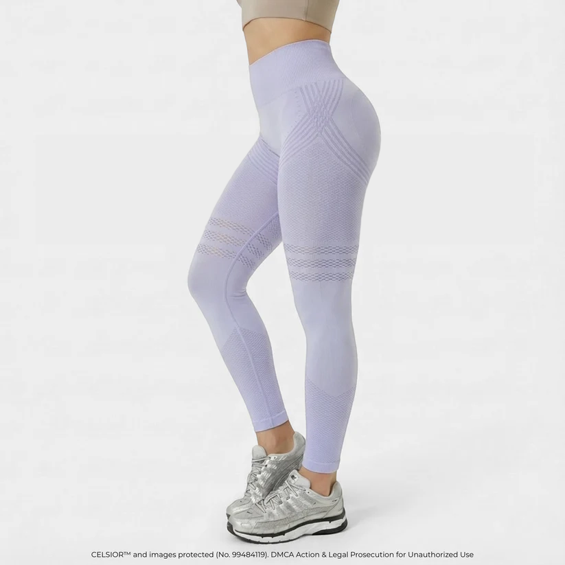 High-Waisted Yoga Leggings with Hip-Lift Support