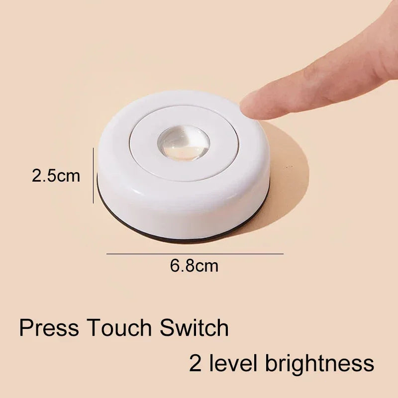 Cat Eye Cabinet Spotlight – Sunset & Rainbow LED Battery Night Light