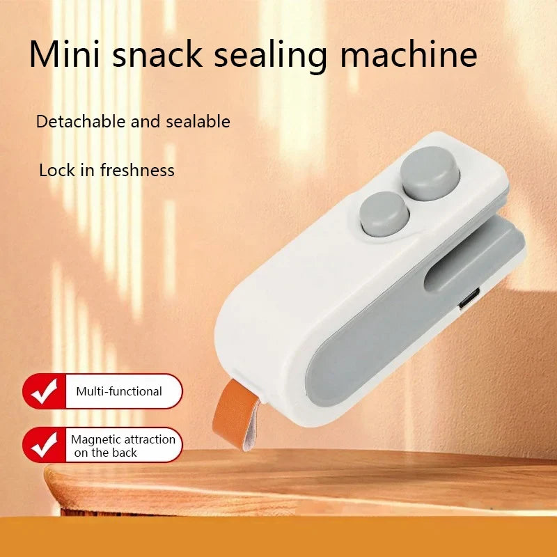 Mini USB Rechargeable Bag Sealer – Handheld Heat Sealer for Food Storage