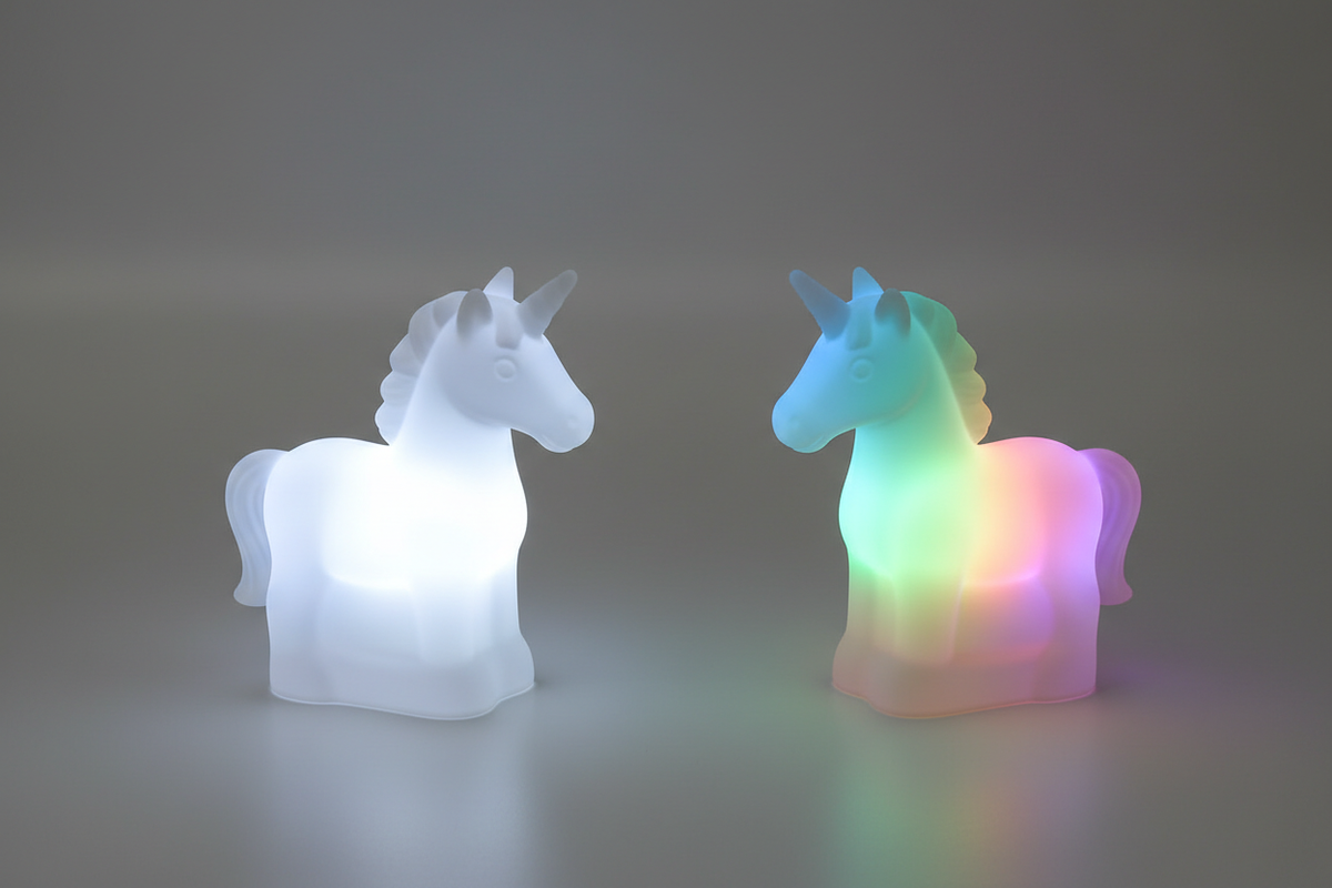 Unicorn Magic Light – LED Nightlight, White & Multicolor