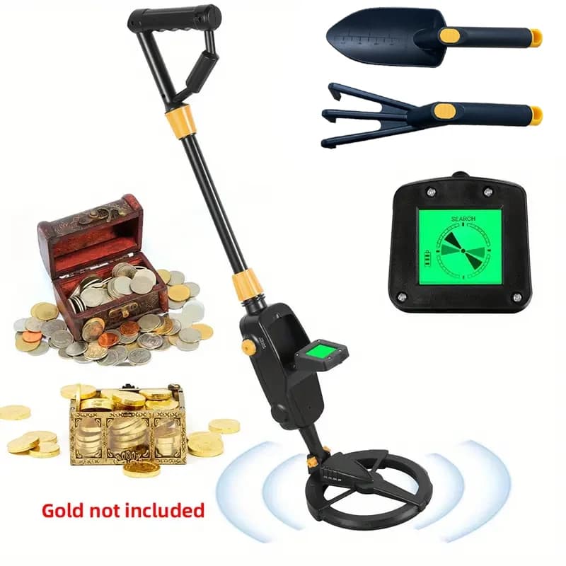 Portable Metal Detector – Adjustable, Waterproof Coil