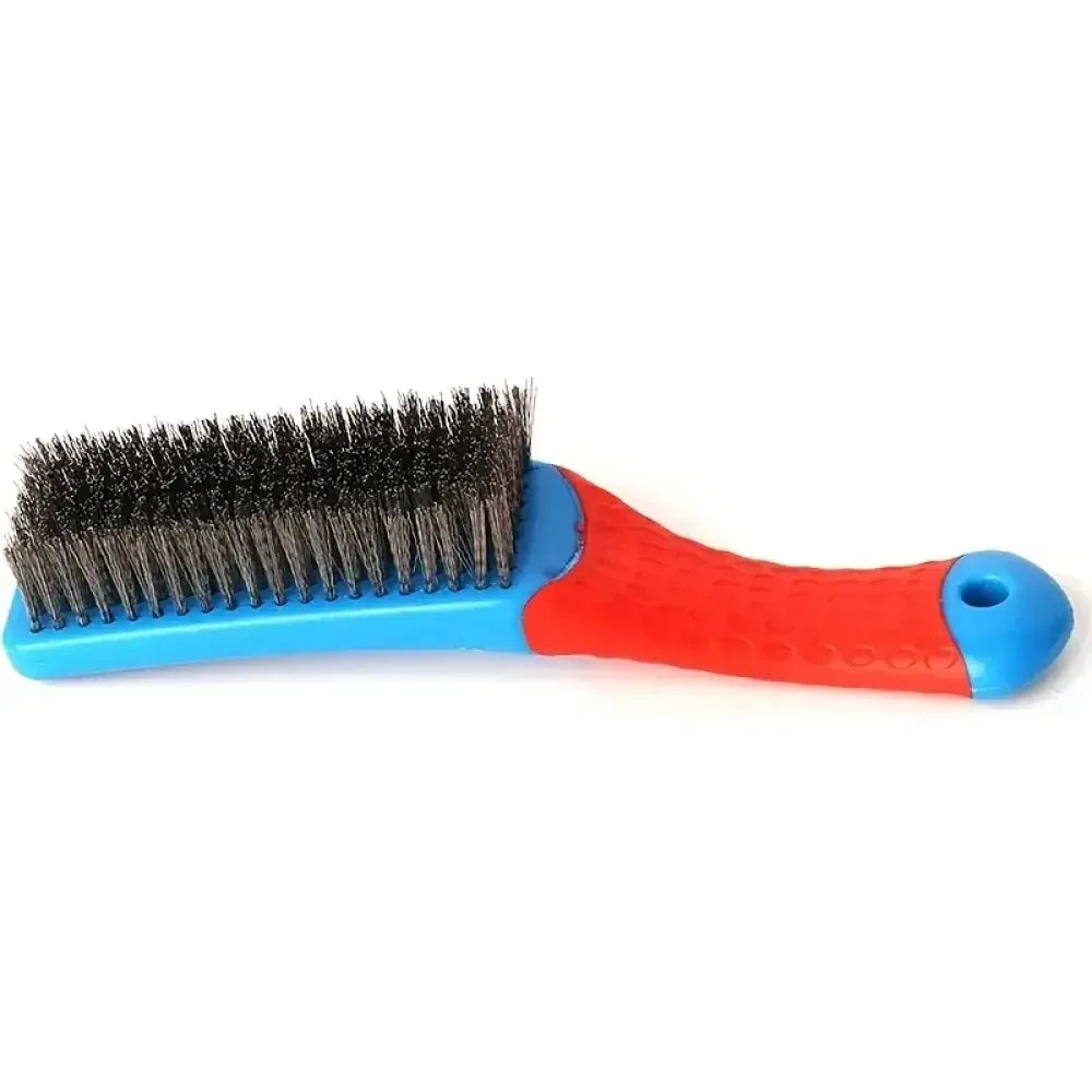 Heavy-Duty Stainless Steel Wire Brush | Rust, Slag & Paint Remover with Comfortable Ergonomic Handle