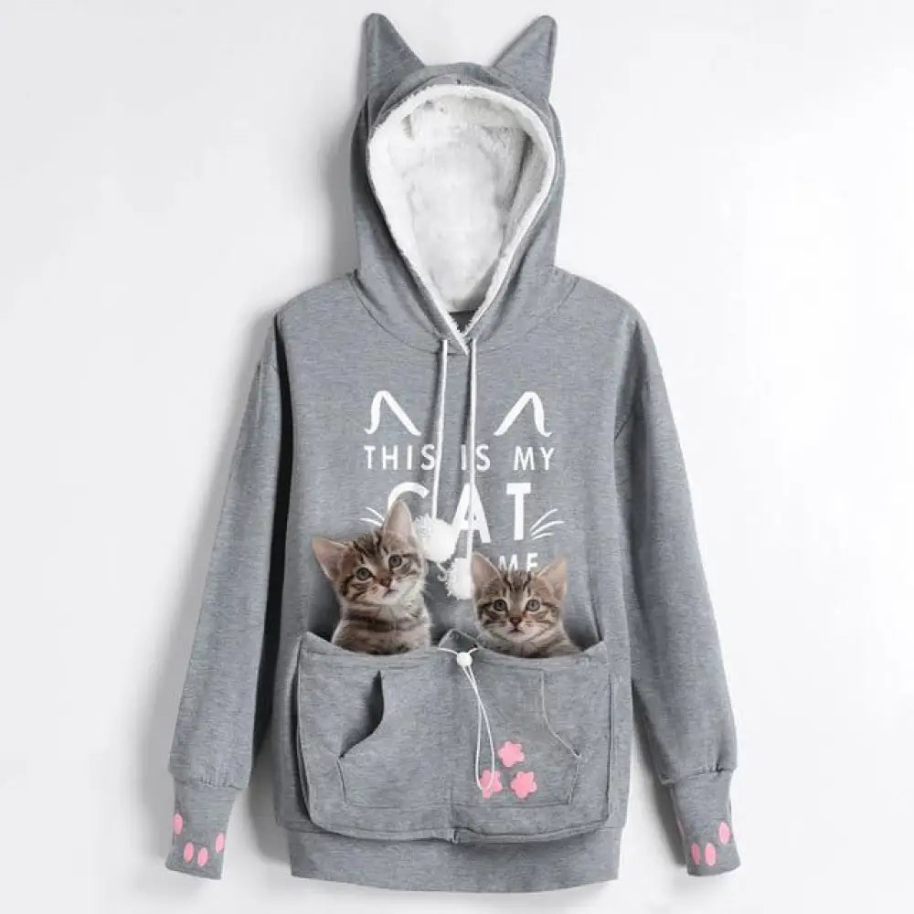 Kitty Pocket Hoodie