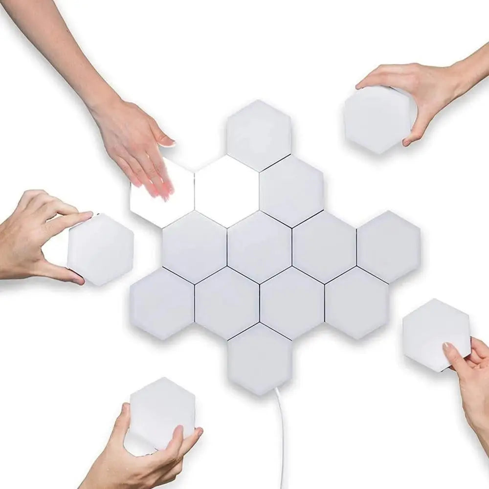 Modular Hexagon Touch LED Wall Lights