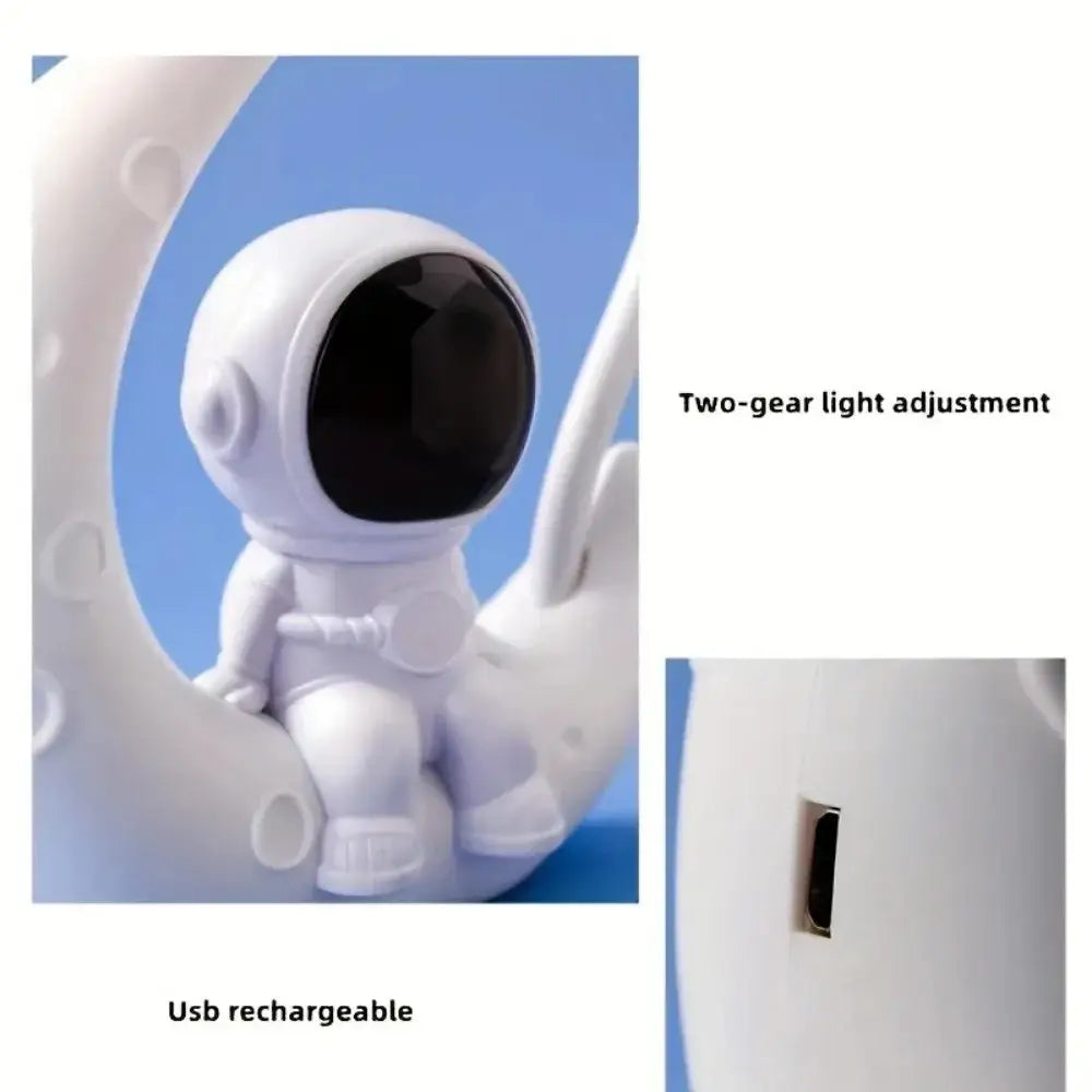 Moon Astronaut LED Nightlight Sci-Fi Desk Lamp & Christmas Gift