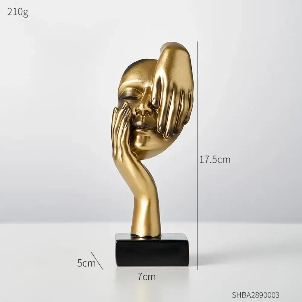 Nordic Statue Abstract Resin Desktop Ornaments Sculpture Miniature Figurines