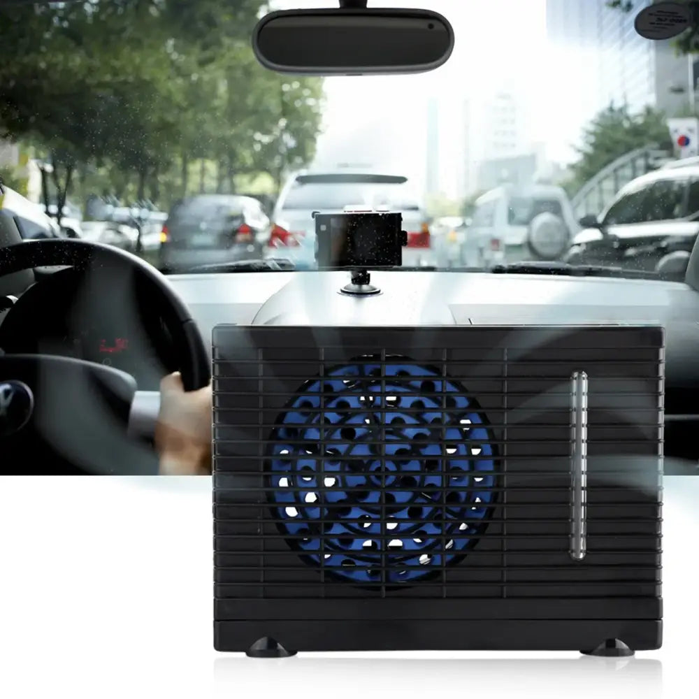 Portable 12V USB Car Air Cooler – 2 Speeds, 400ml Water Tank, for Car, Desk & Travel
