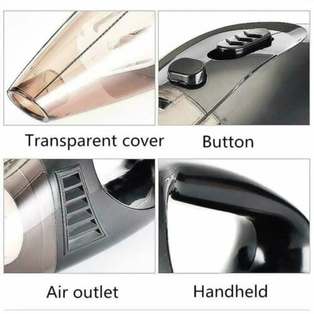 Portable cordless car vacuum cleaner
