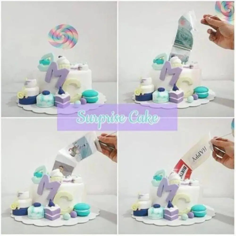Surprise Money Cake Topper