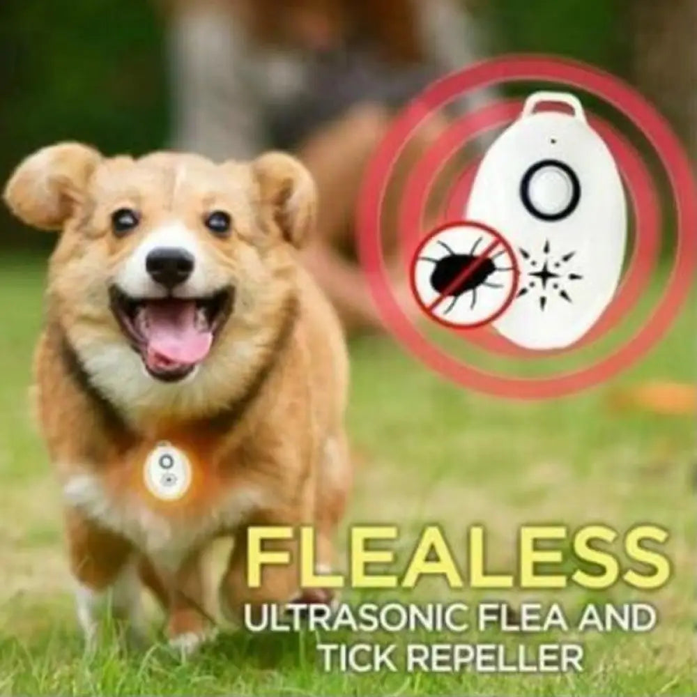 Ultrasonic Flea & Tick Repellent – USB, 2.5m, Chemical-Free