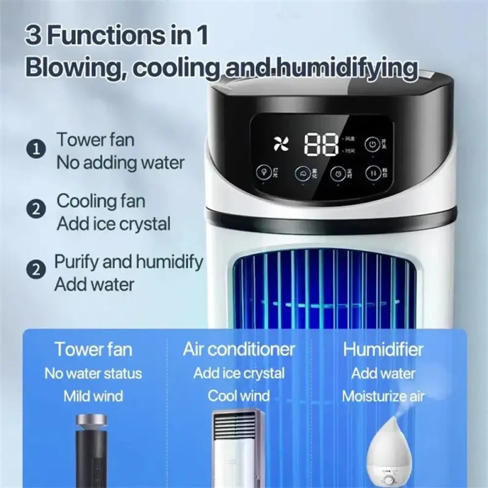 USB Mini Portable Air Conditioner – Personal Evaporative Cooler