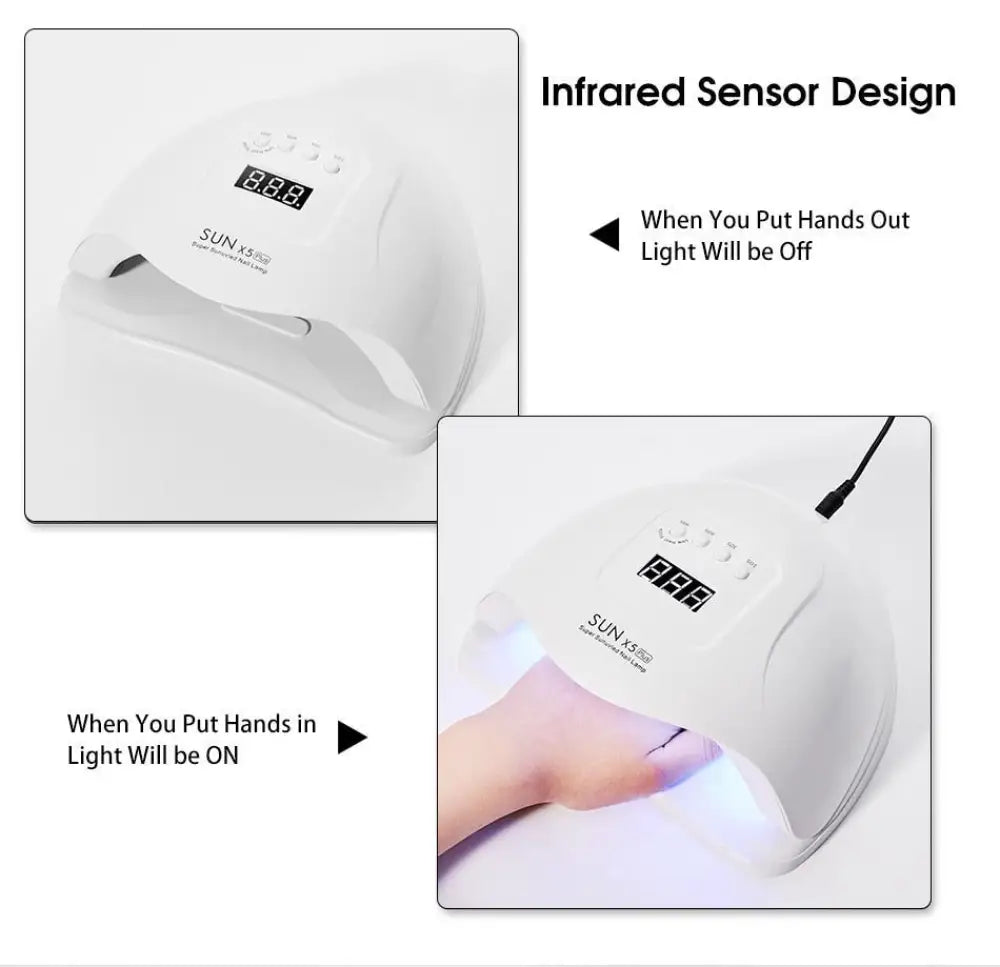 UV LED Nail Lamp – Professional Gel Polish Curing Dryer