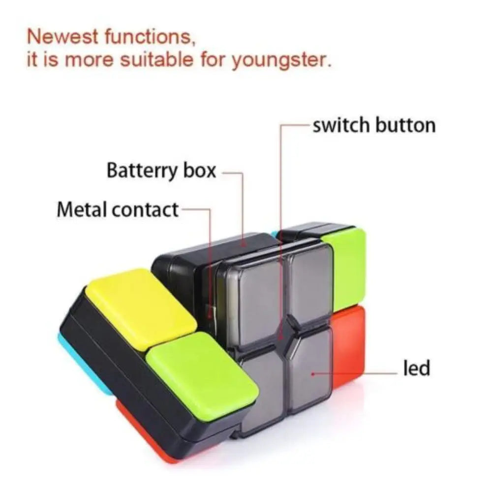 Music Magic Cube – 4-Mode Intelligent Light & Sound Puzzle