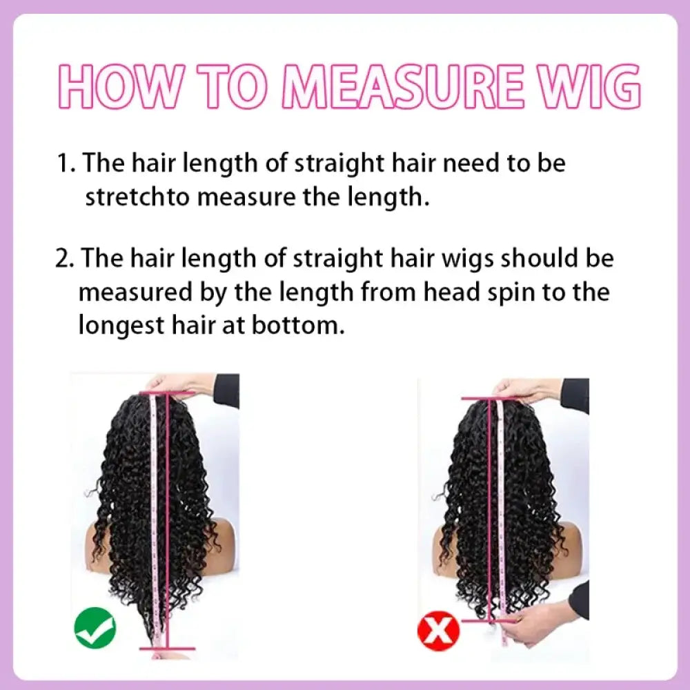Water Wave Human Hair Wig – Lace Front, Glueless