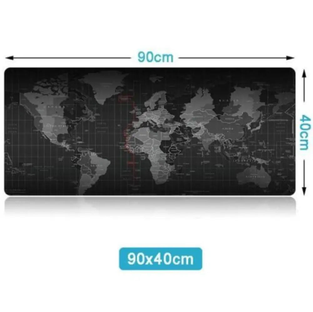 World Map Gaming Pad – RGB Extended Mouse Pad