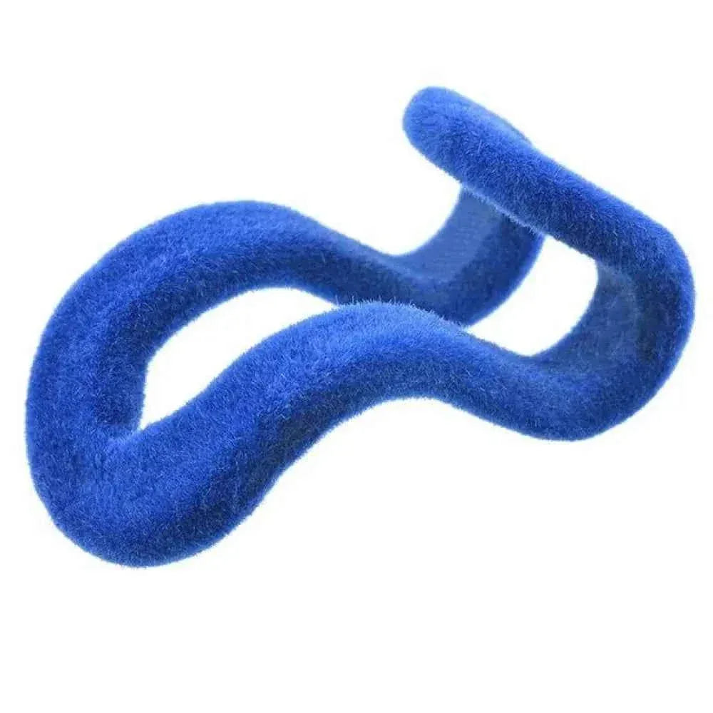 Mini Flocking Clothes Hangers - 10 Pack Space-Saving Velvet Hangers
