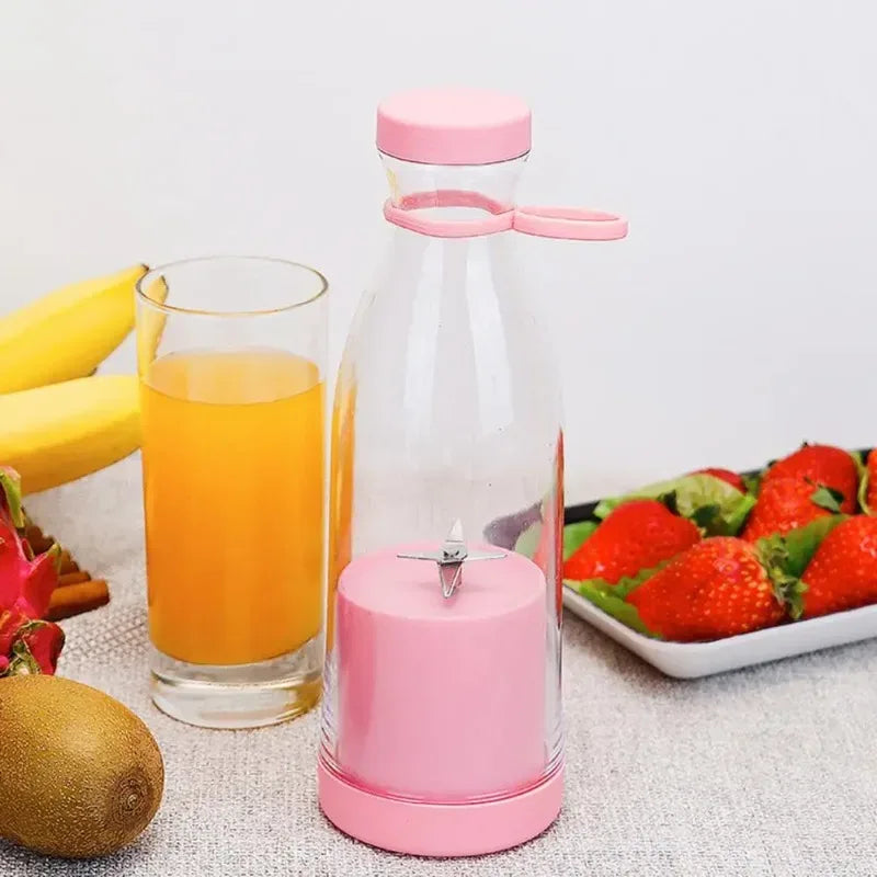 Portable Blender 380ml – 6-Blade USB Rechargeable Smoothie