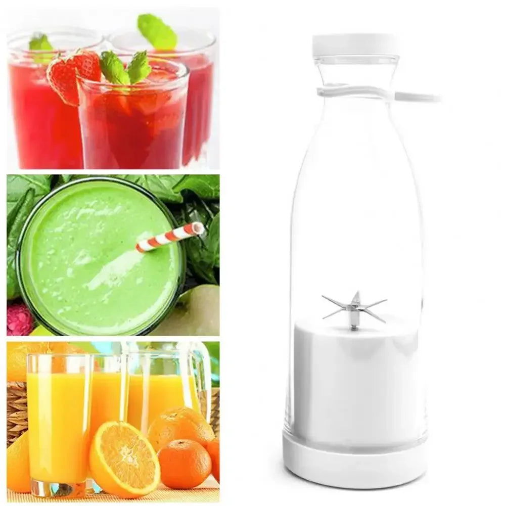Portable Blender 380ml – 6-Blade USB Rechargeable Smoothie