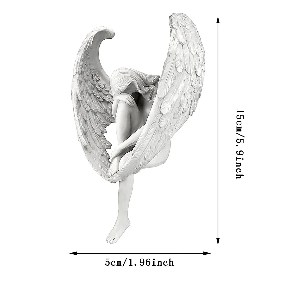 Redemption Angel Statue Hand-Cast Garden Sculpture
