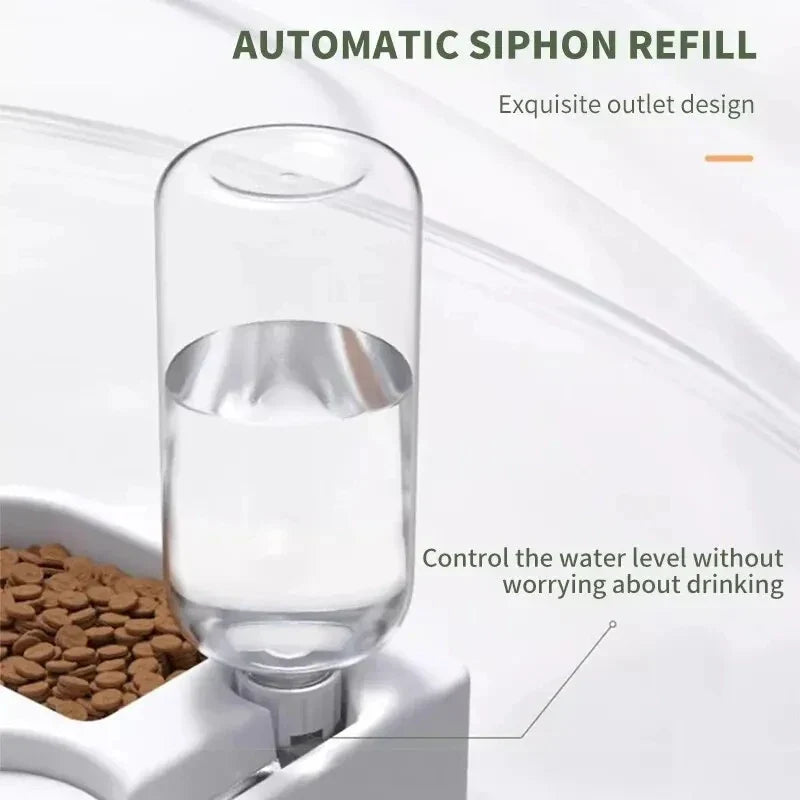 Love Multi-Functional Pet Bowl – Automatic Drinking & Feeding Dual-Use Basin