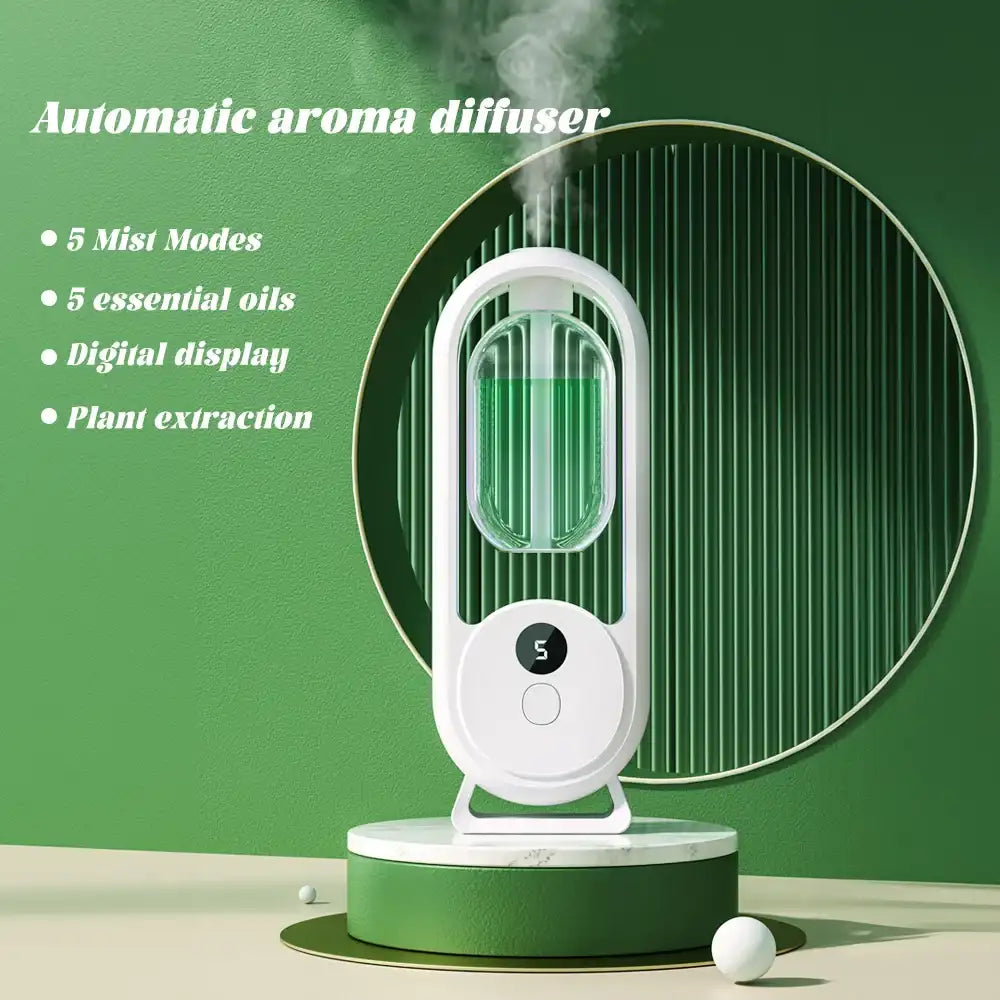Rechargeable Portable Aroma Diffuser - 5 Mist Modes Nano Spray & Night Light
