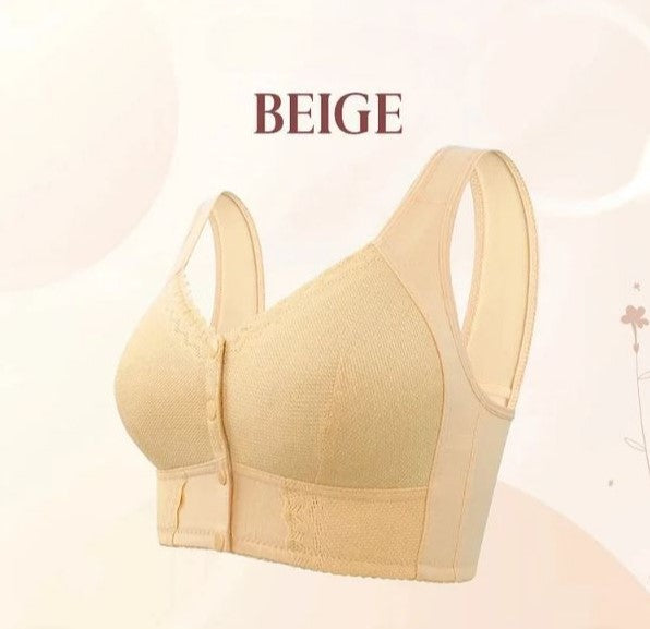EasyLift Front-Closure Soft Cotton Bra