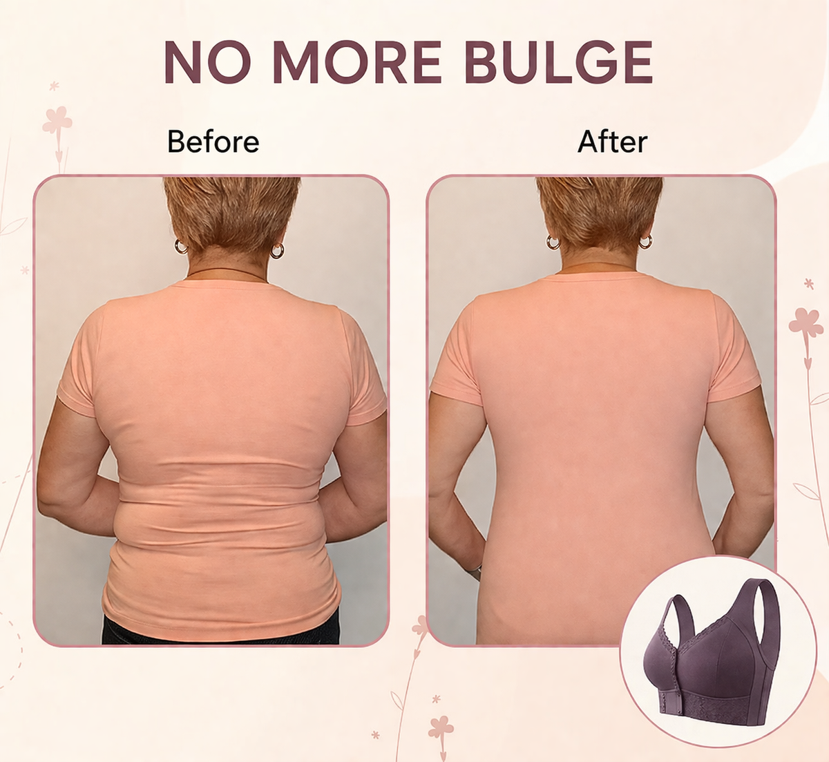 EasyLift Front-Closure Soft Cotton Bra