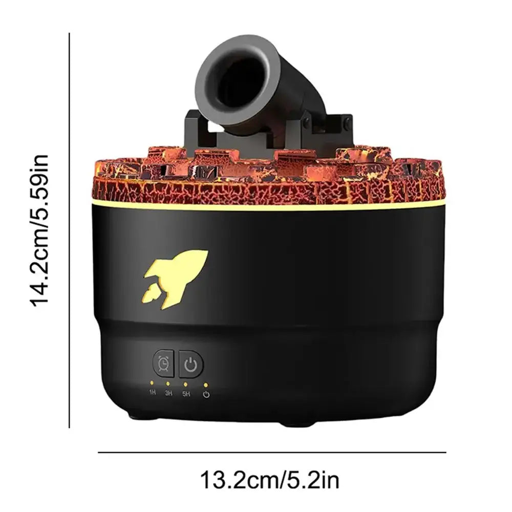 Volcanic Lava Cannon Humidifier & Aroma Diffuser