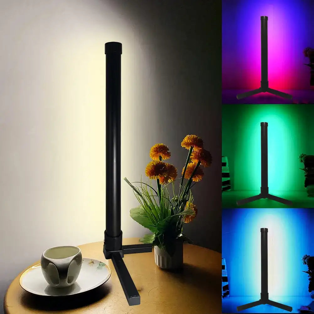 Smart Corner Floor Lamp - LED Light with App & Remote Control
