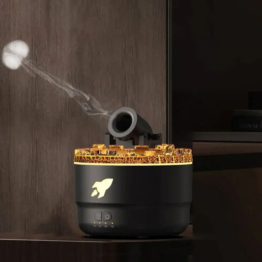 Volcanic Lava Cannon Humidifier & Aroma Diffuser