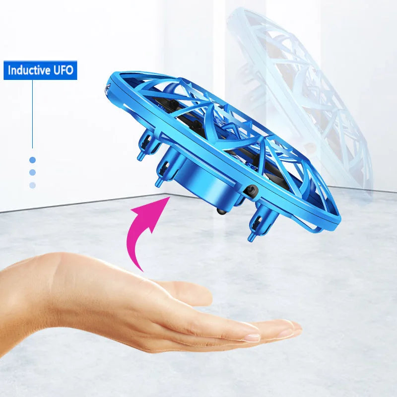 UFO Hand-Sensing Induction Drone Infrared RC Quadcopter for Kids