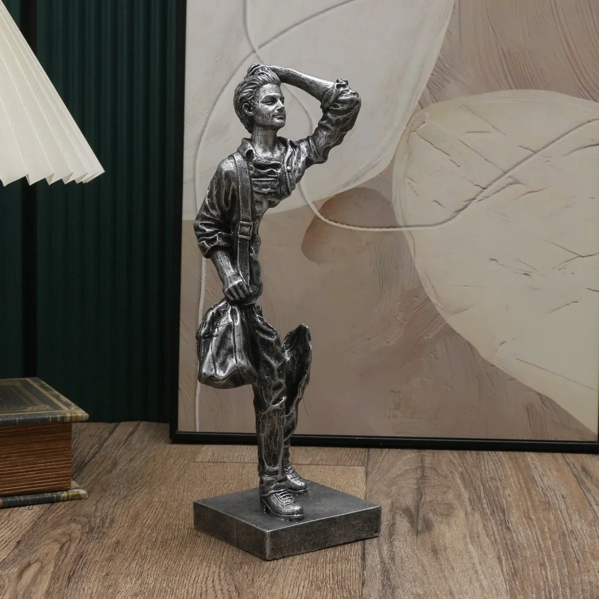Traveler Abstract Sculpture Resin Modern Decor for Home and Office