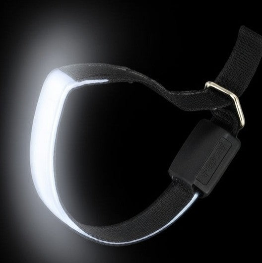 LED Luminous Safety Armband 4-Pack Reflective Night Running & Cycling Light