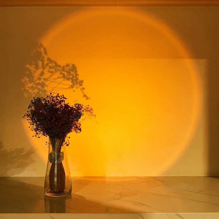 Cat Eye Cabinet Spotlight – Sunset & Rainbow LED Battery Night Light