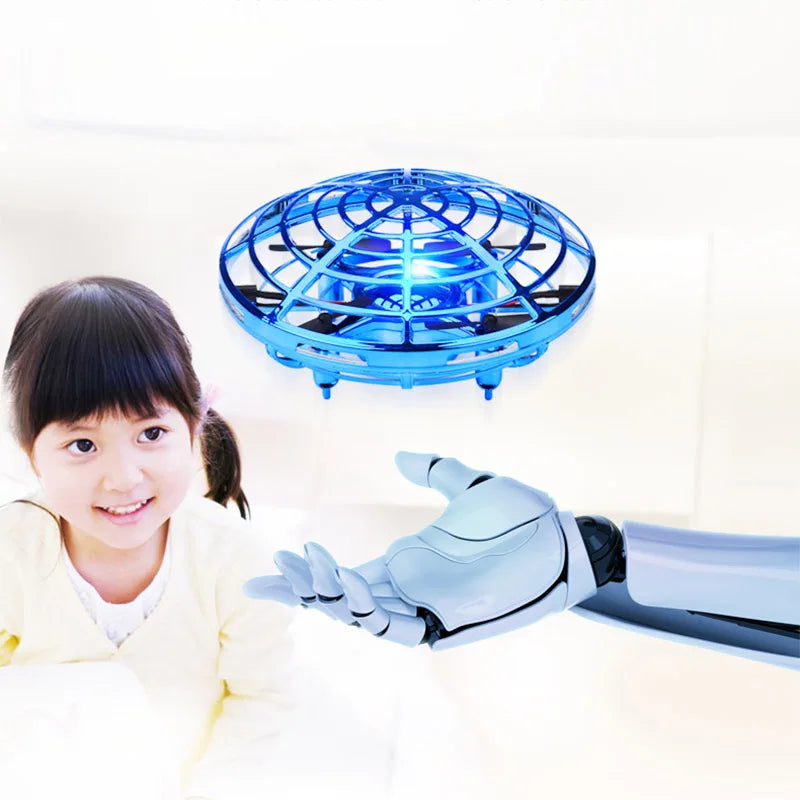UFO Hand-Sensing Induction Drone Infrared RC Quadcopter for Kids