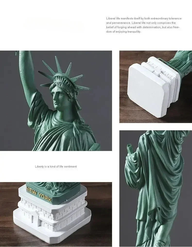 Statue of Liberty Decorative Model – New York Inspired Desk Accent