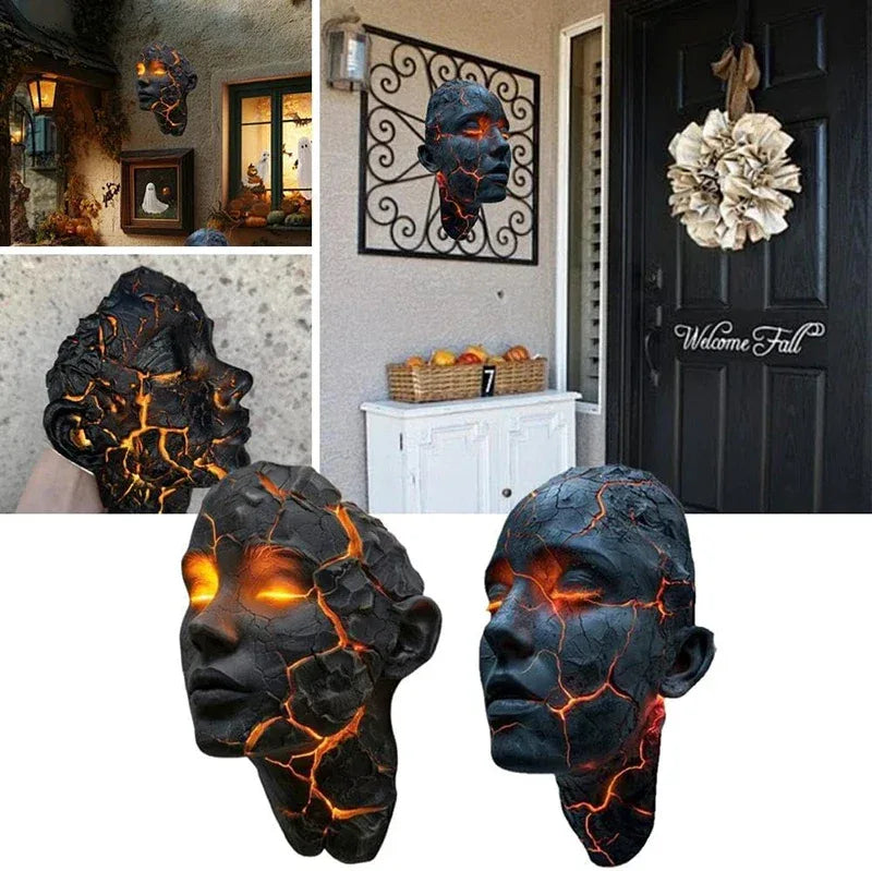 Cracked Soul Wall Light – Modern Sculptural Art Lamp