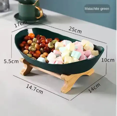 Creative Modern 3-Tier Salad Bowl & Fruit Plate Set