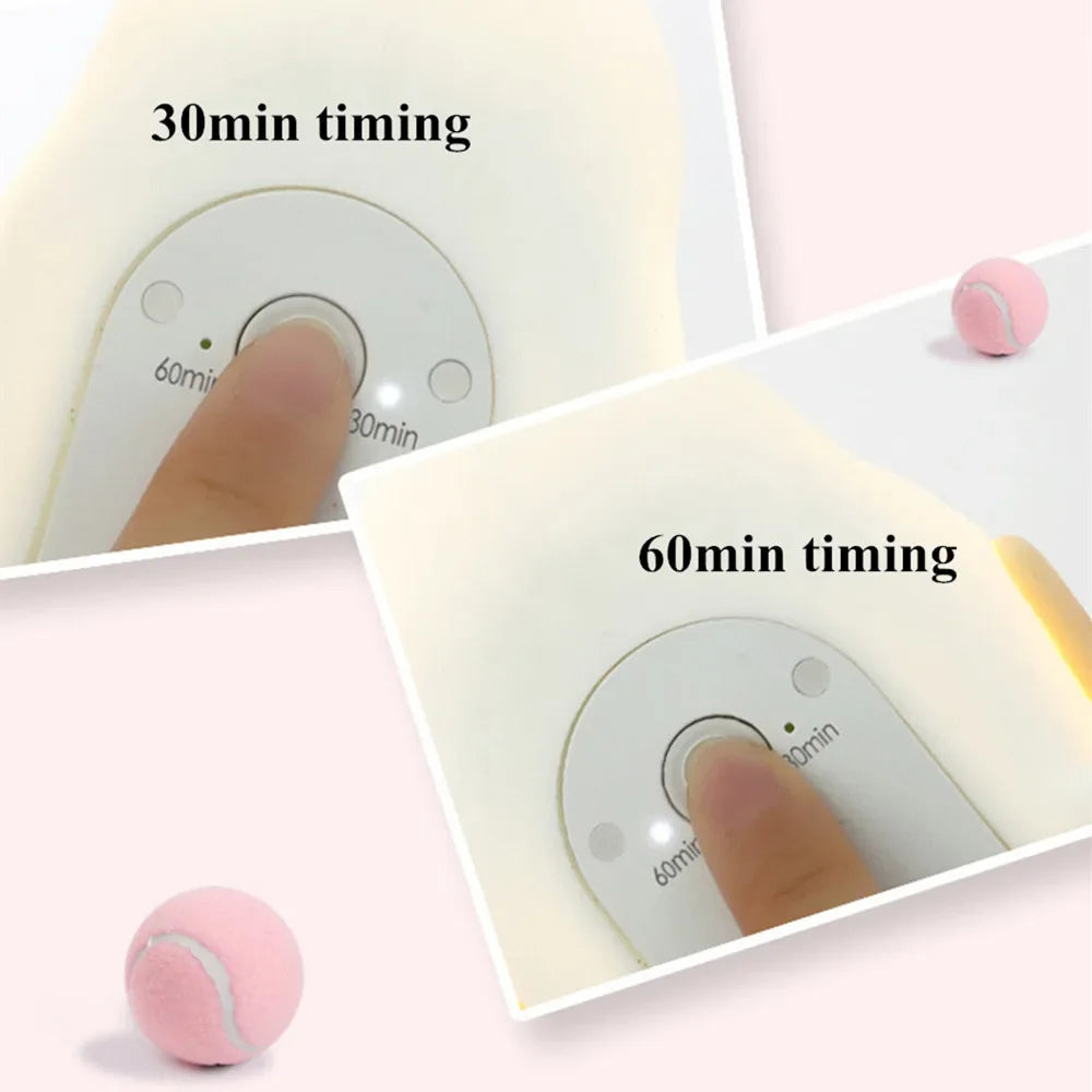 Dimmable Puppy Silicone Night Light – Touch Control & Timer Rechargeable Lamp