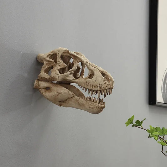 T-Rex Dinosaur Skull Wall Decor – Fossil Wall Sculpture