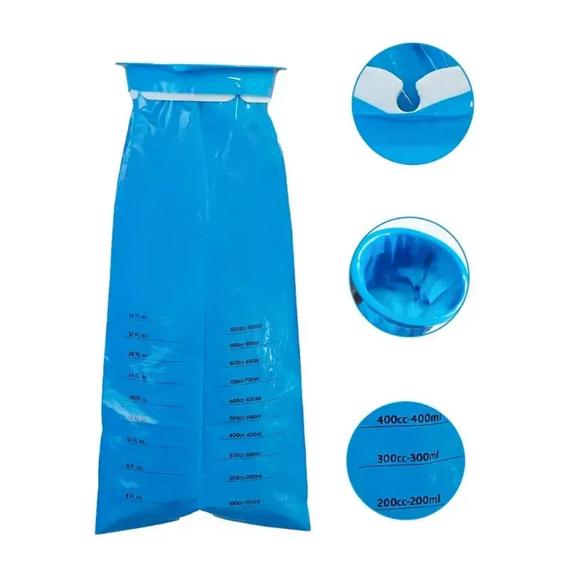 Disposable Vomit Bags with Snap Ring 1000ml Leak-Proof Emesis Bags