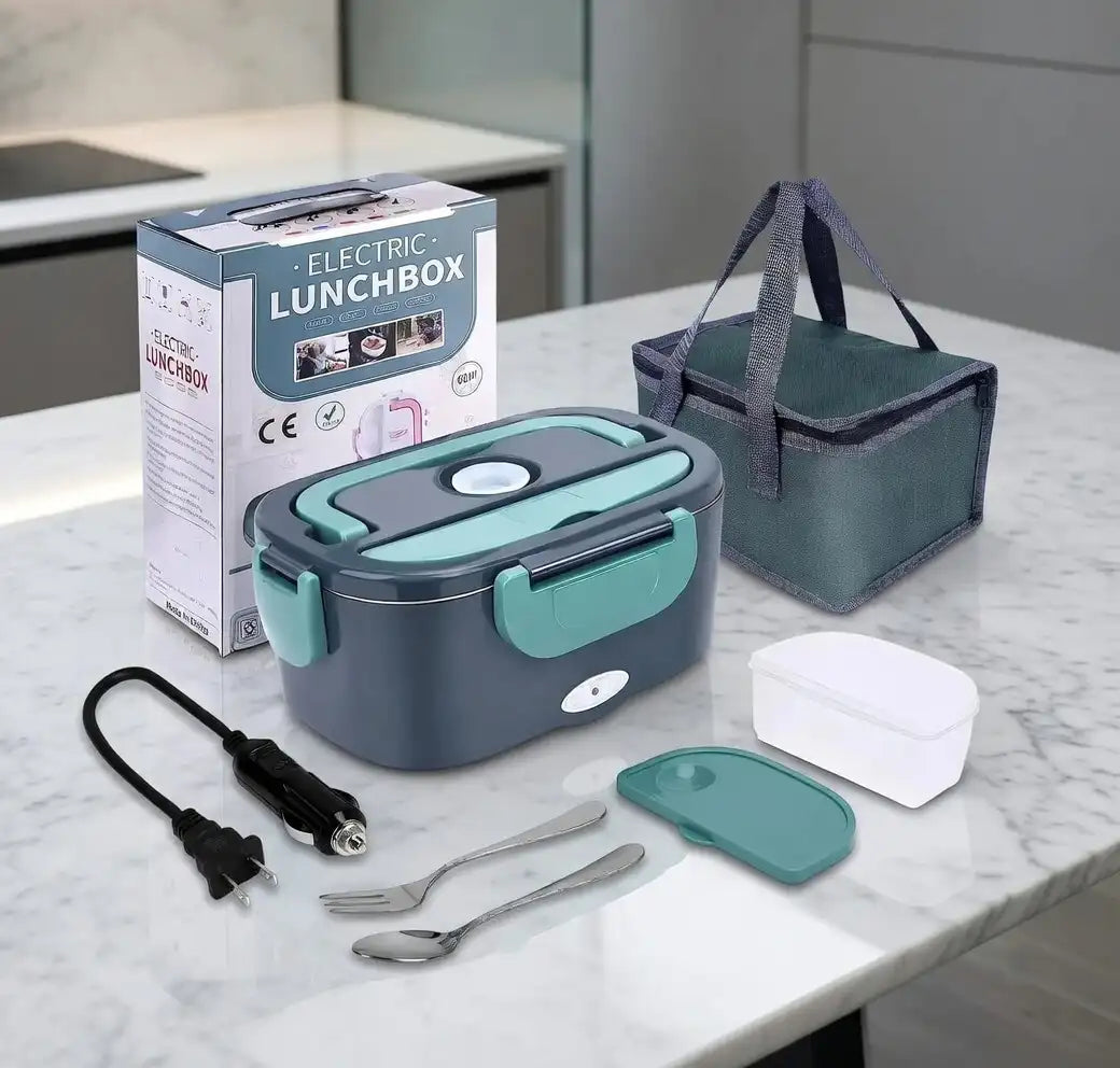Electric Lunch Box 1.5L - Portable Food Heater, Car & Home Use