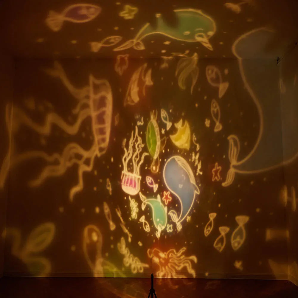 Fantasy Projection Light – 6 Themes 360° Rotating Night Light