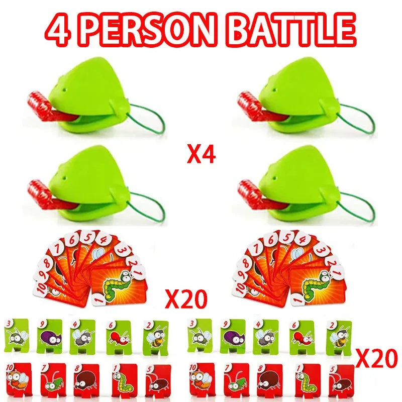 Frog Lizard Mask Tongue Game – Interactive Family Party Board Game & Toy