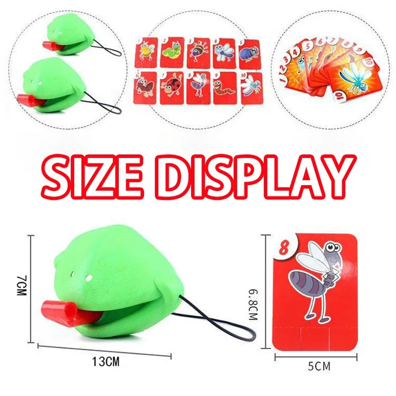 Frog Lizard Mask Tongue Game – Interactive Family Party Board Game & Toy
