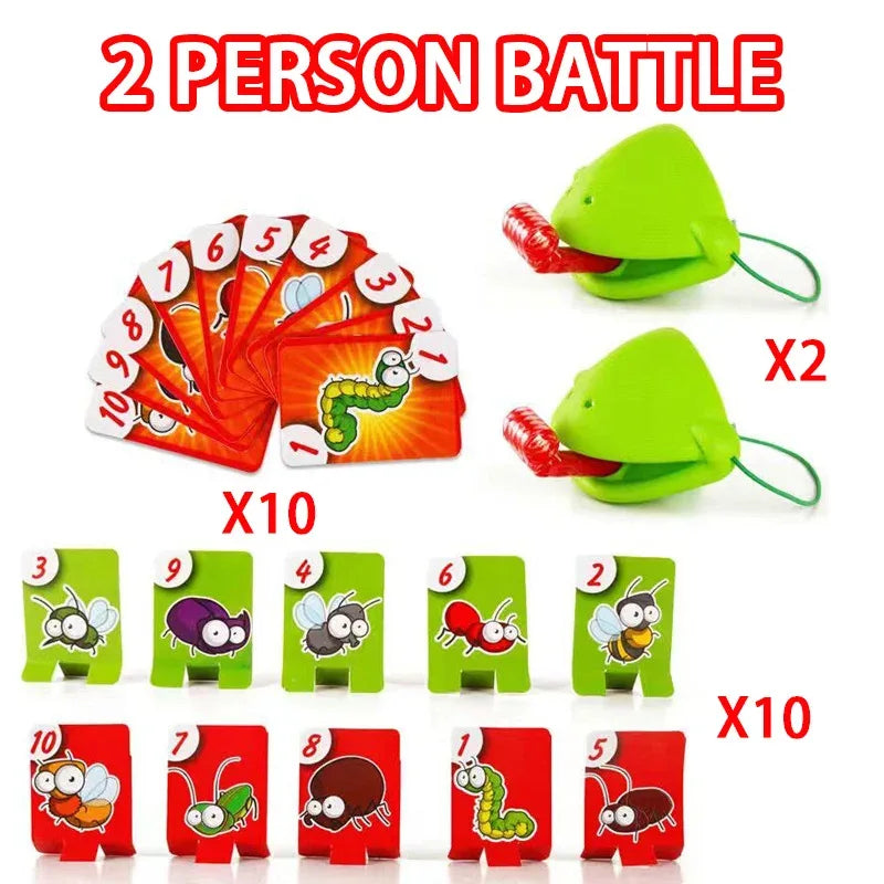 Frog Lizard Mask Tongue Game – Interactive Family Party Board Game & Toy