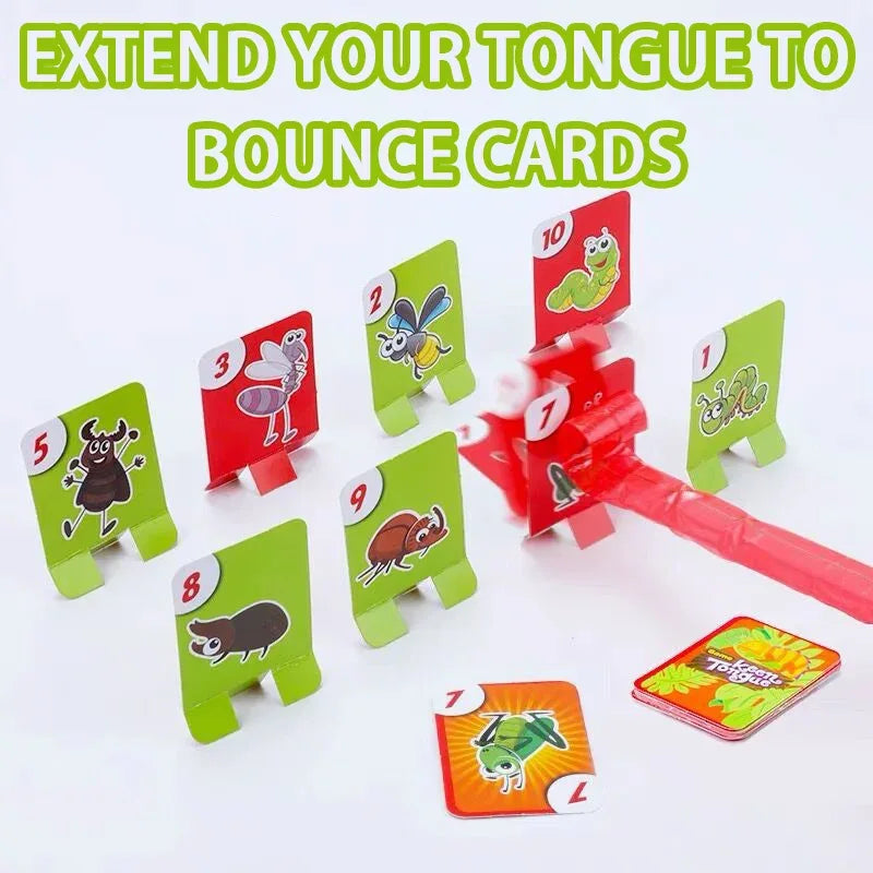 Frog Lizard Mask Tongue Game – Interactive Family Party Board Game & Toy