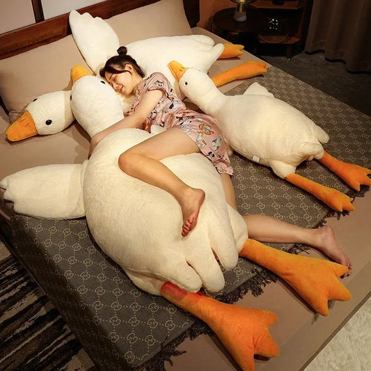 Funny Goose Plush Toy – Soft Duck Sleeping Pillow & Stuffed Animal Gift