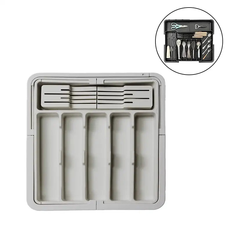 Expandable Cutlery Tray Kitchen Drawer Organizer