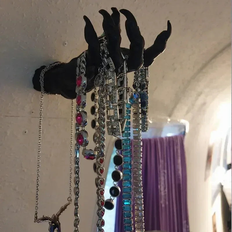 Gothic Witch Hand Wall Hook – Skeleton Hand Key Holder